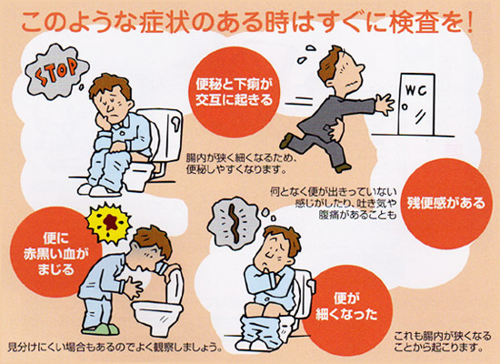 このような症状のある時はすぐに検査を!